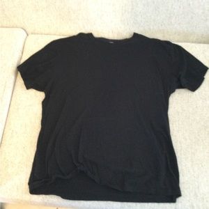 XXL plain black no logo tee shirt CSG brand